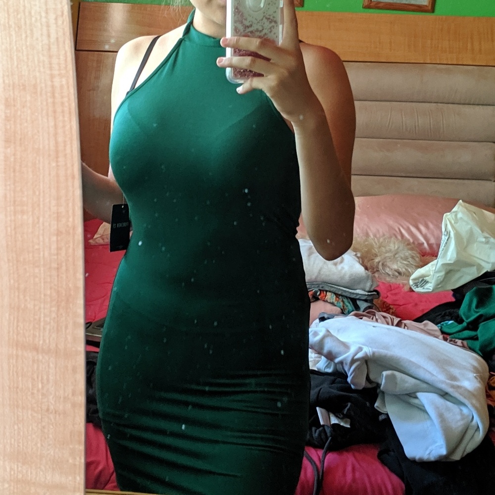 Green dress